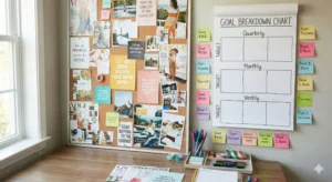 목표를 단계별로 나눈 월별 계획표