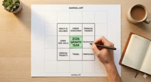 만다라트 계획표 작성법 단계별 손글씨 예시